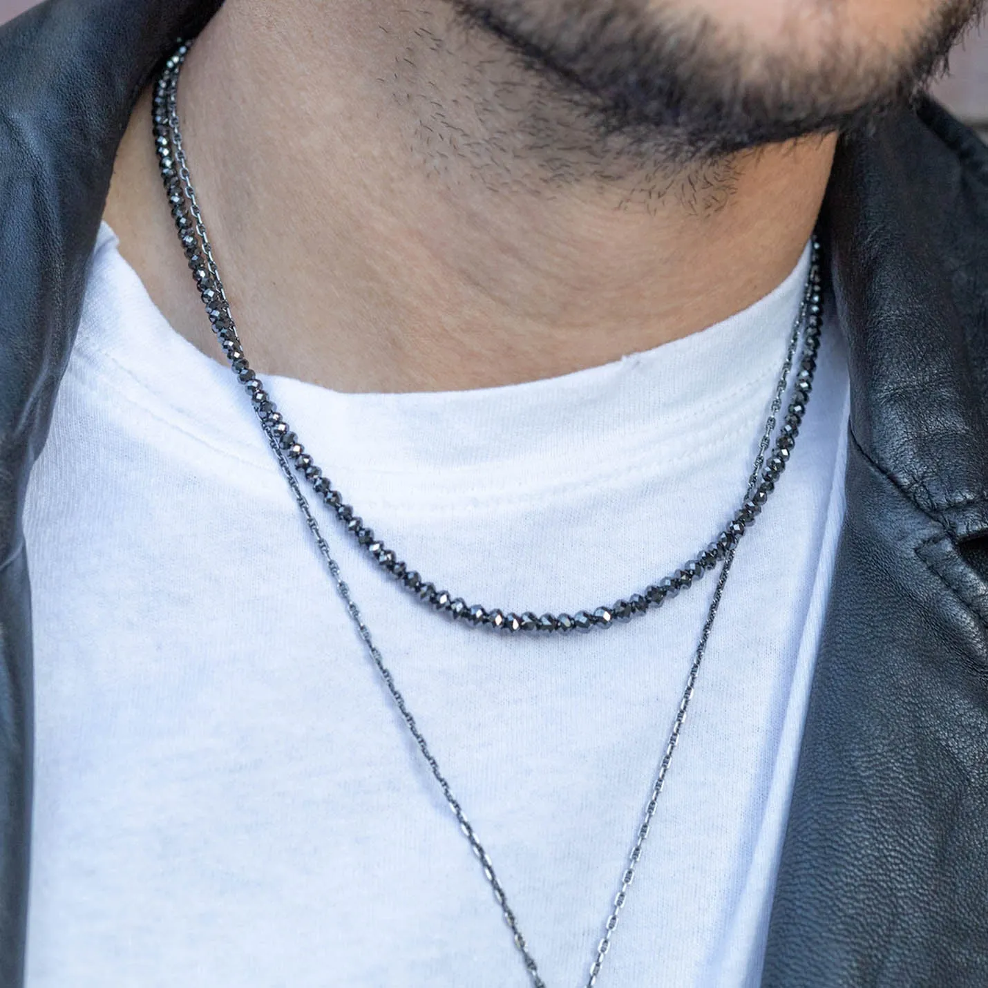 Noir Black Diamond Large Necklace