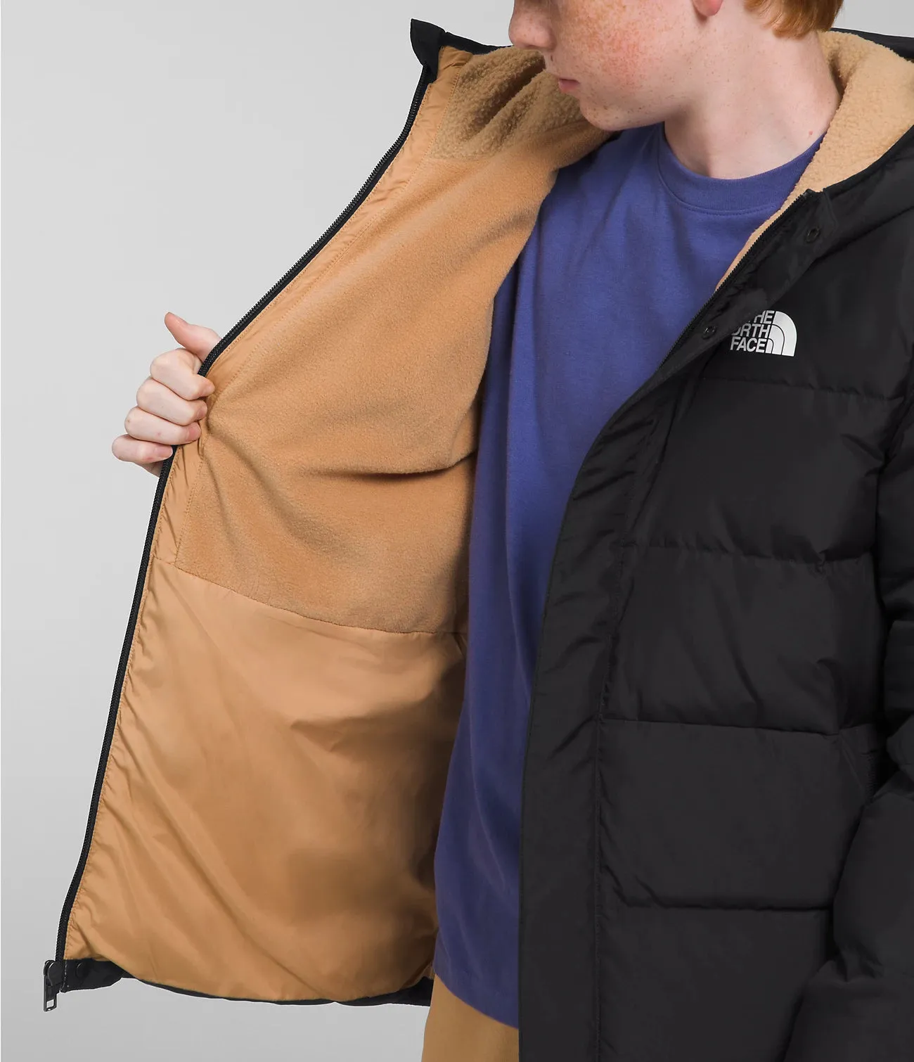 North Down Fleece-Lined Parka (Boys') - NF0A82XX - Past Season