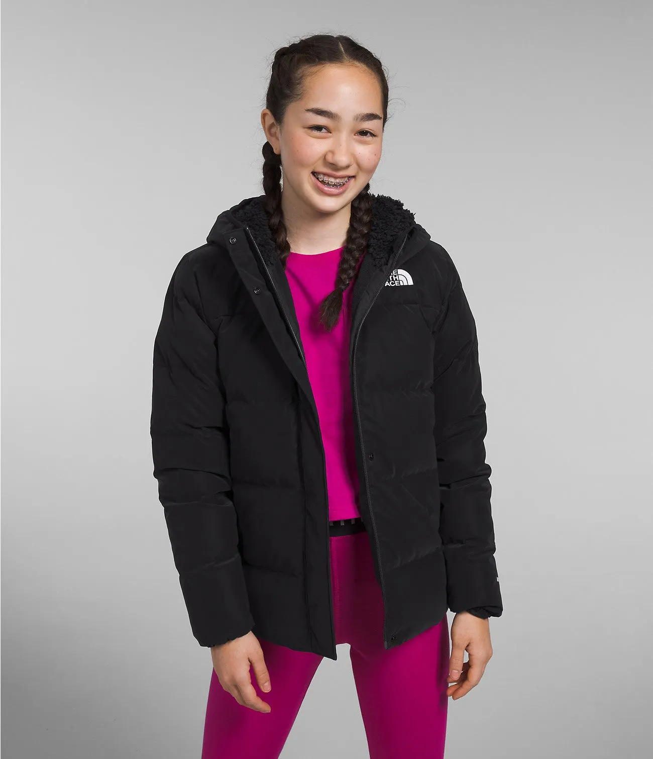North Down Fleece-Lined Parka (Girls') - NF0A82Y9 - Past Season