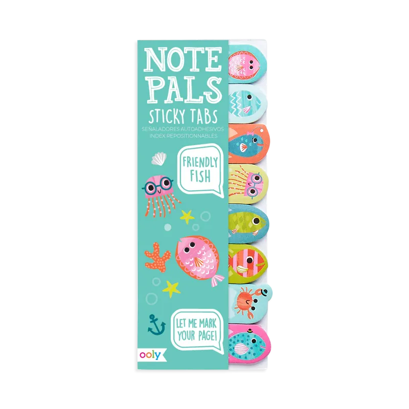 Note Pals Sticky Tabs - Friendly Fish