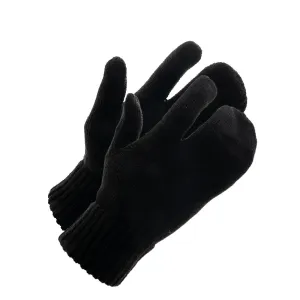 One Finger Knitted Acrylic Mitt Liner