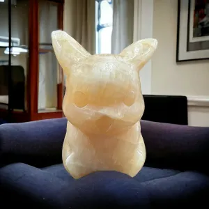 Orange Calcite Pikachu - 5 Inch