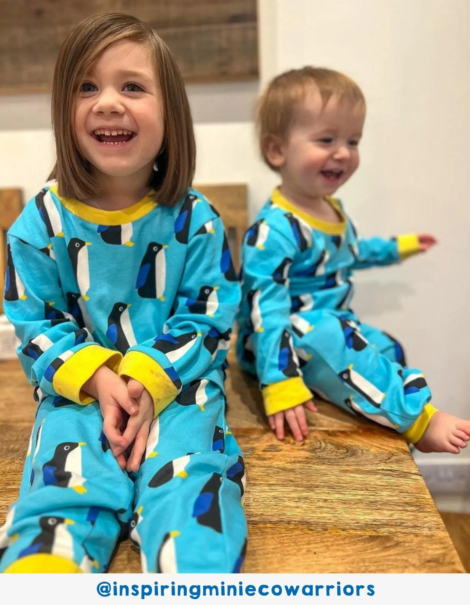 Organic Penguin Print Pyjamas