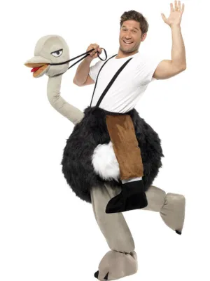 Ostrich Costume With Fake Hanging Legs