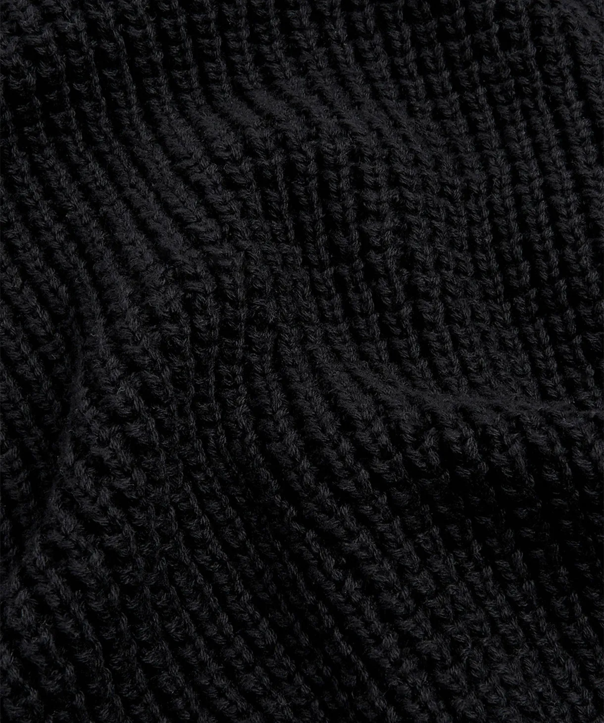 Oversize Waffle Knit - Washed Black