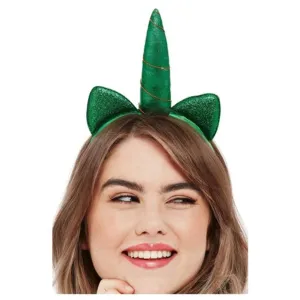 Paddy's Day Metallic Unicorn Headband