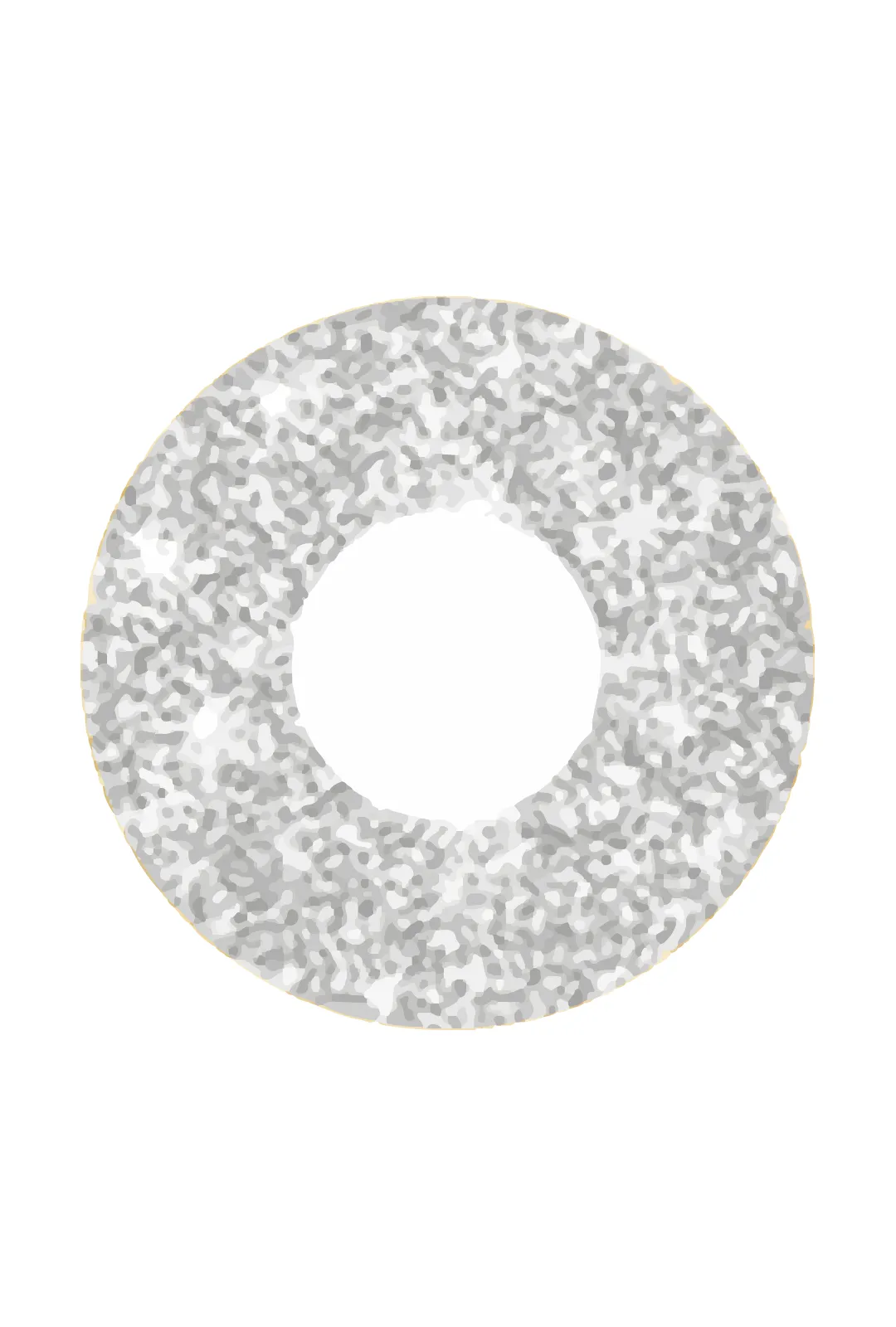 Party Lens #9 Silver Glitter Eye Contact Lenses