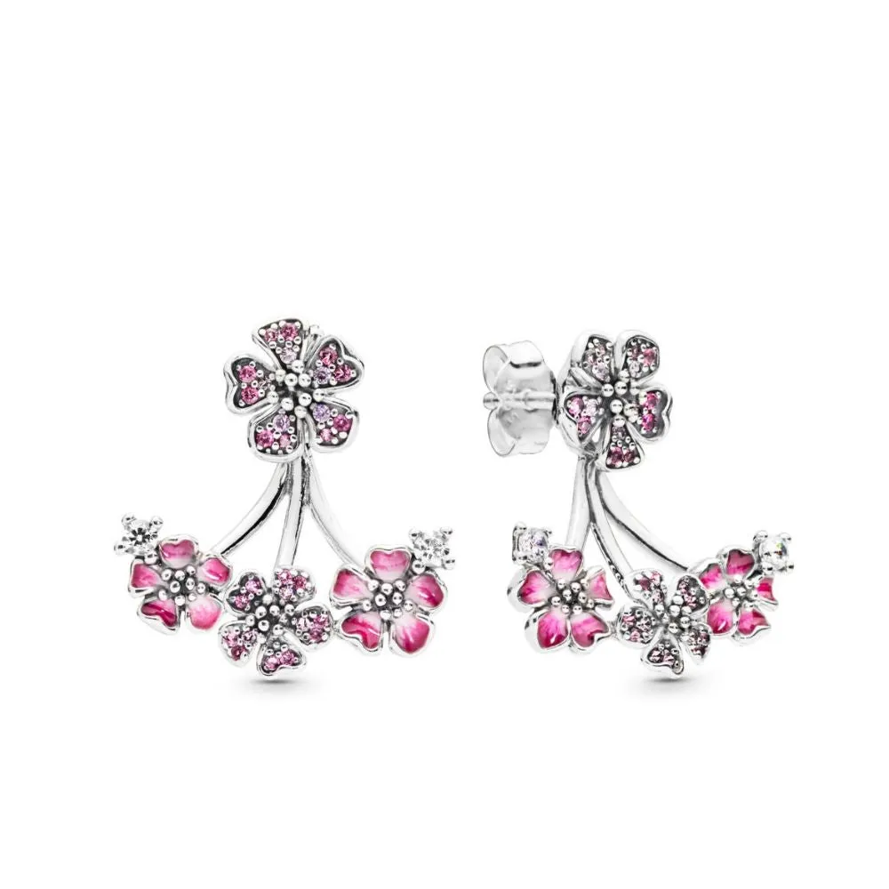Peach Blossom Flowers Earrings