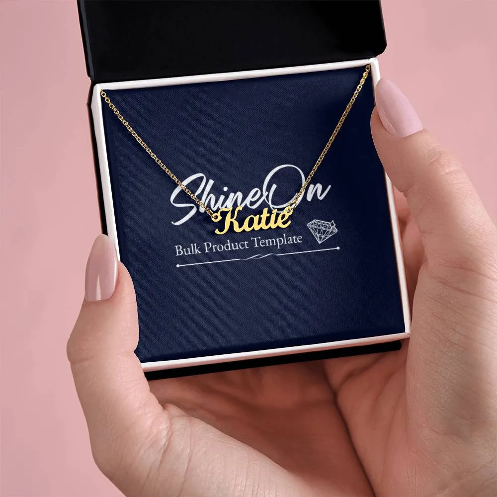 Personalise Name Necklace