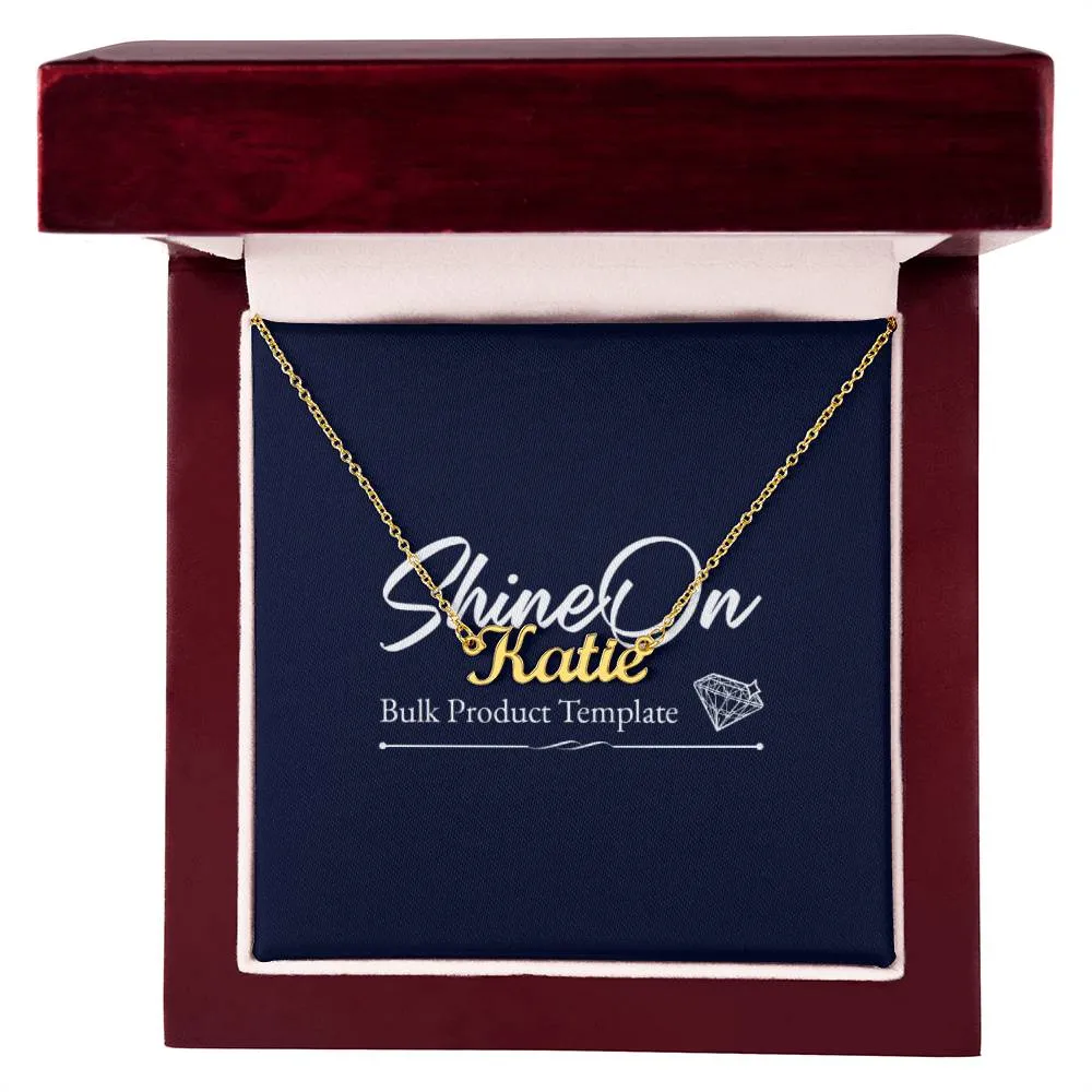 Personalise Name Necklace