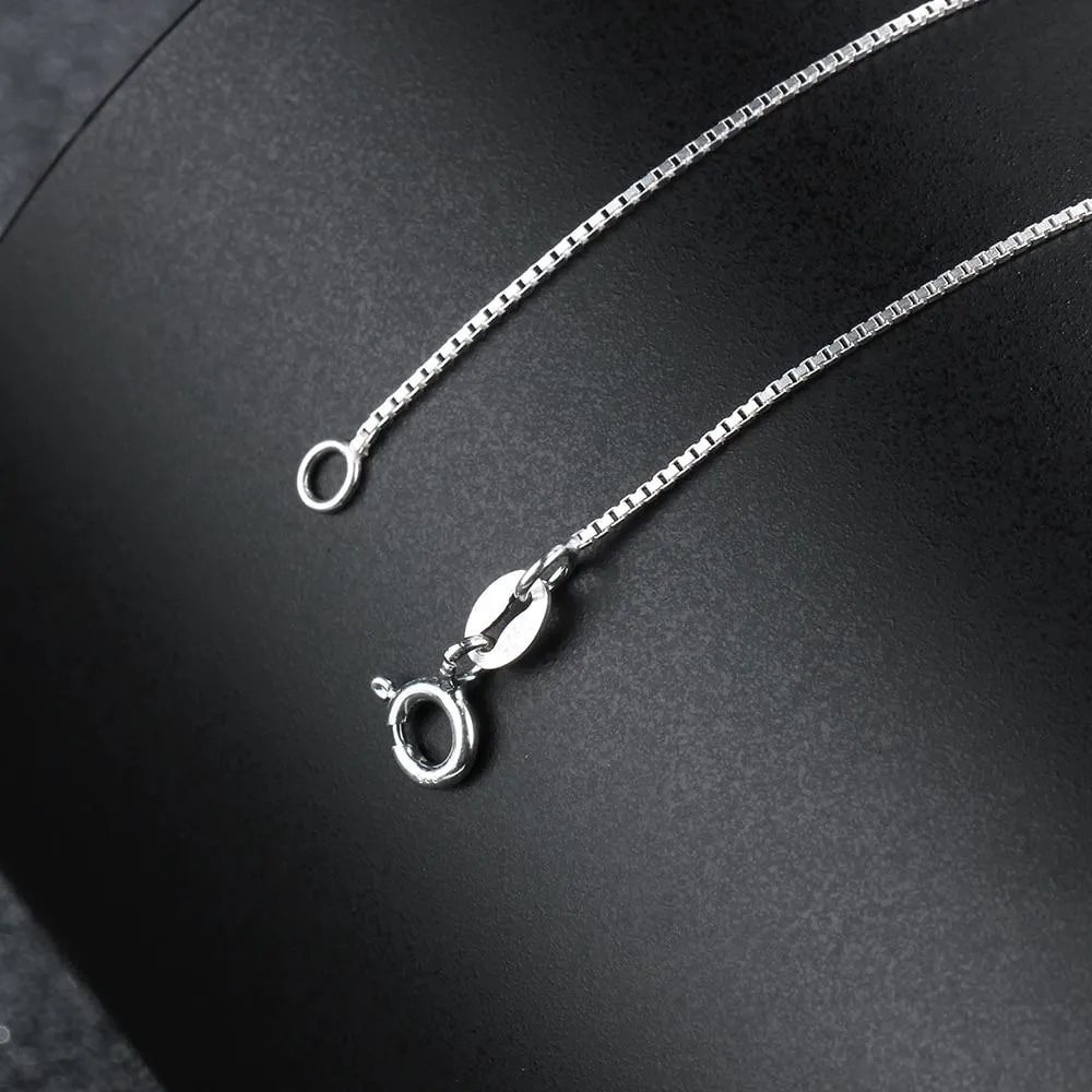 Personalized 925 Sterling Silver Necklace with Mom Engraved Pendant, Customize Name & Birthstones, Trendy Jewelry for Women