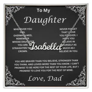 Personalized Daughter Necklace- Name Necklace