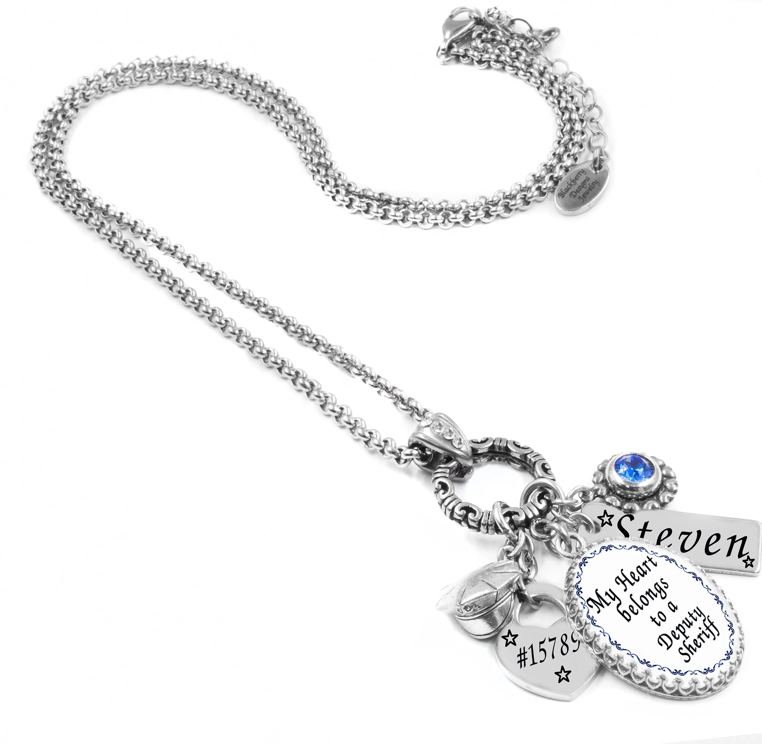 Personalized Deputy Sheriff Necklace