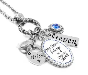 Personalized Deputy Sheriff Necklace
