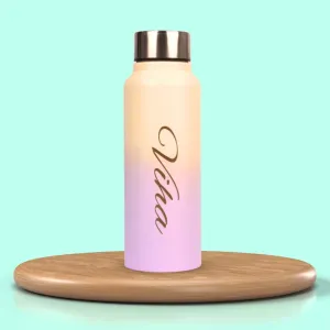 Personalized Multicolor Water Bottle - Rainbow 4