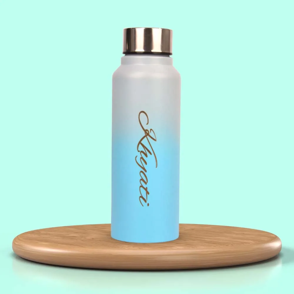 Personalized Multicolor Water Bottle - Rainbow 5