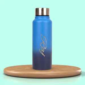 Personalized Multicolor Water Bottle - Rainbow 7