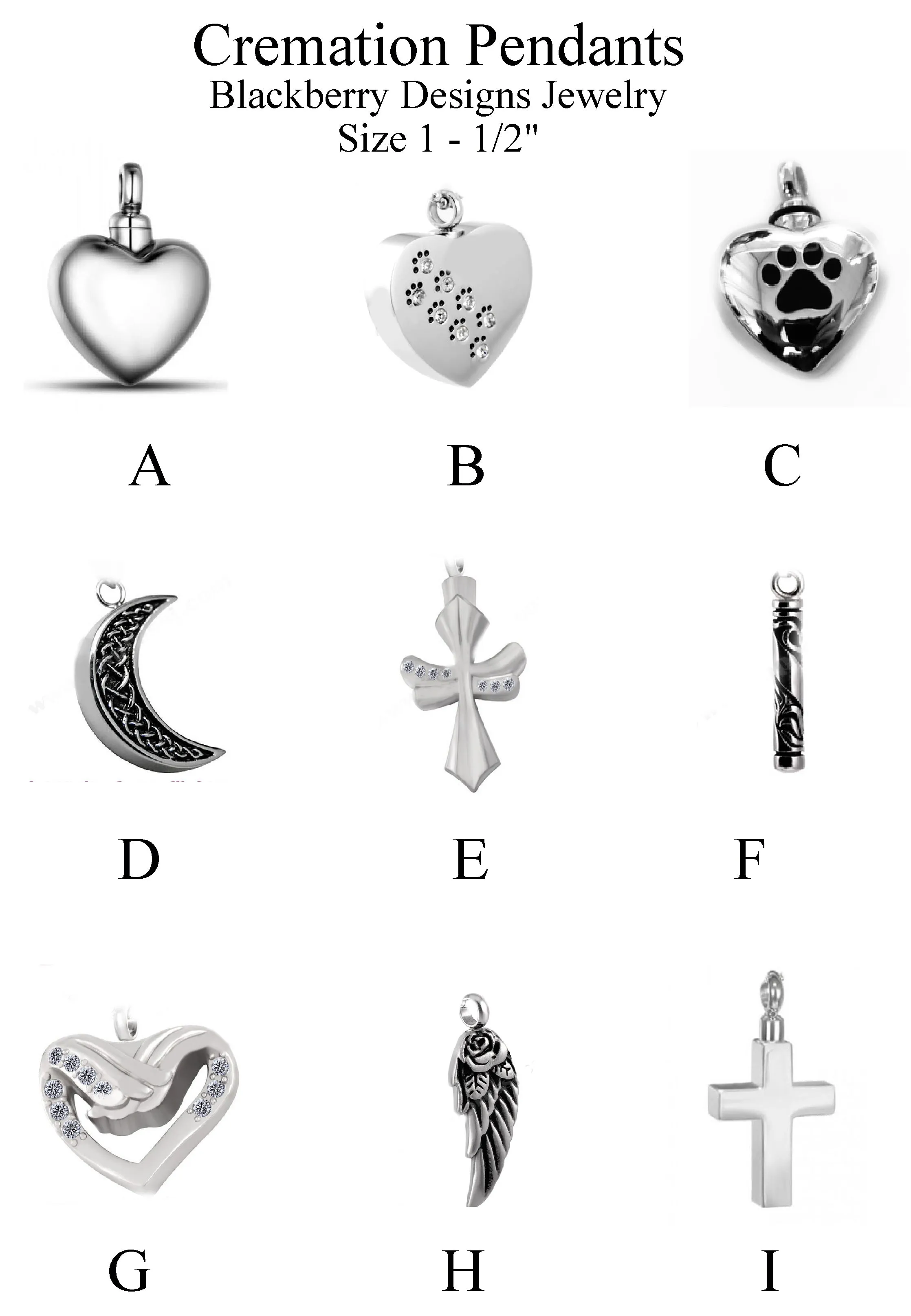 Pet Memorial Necklace with Urn