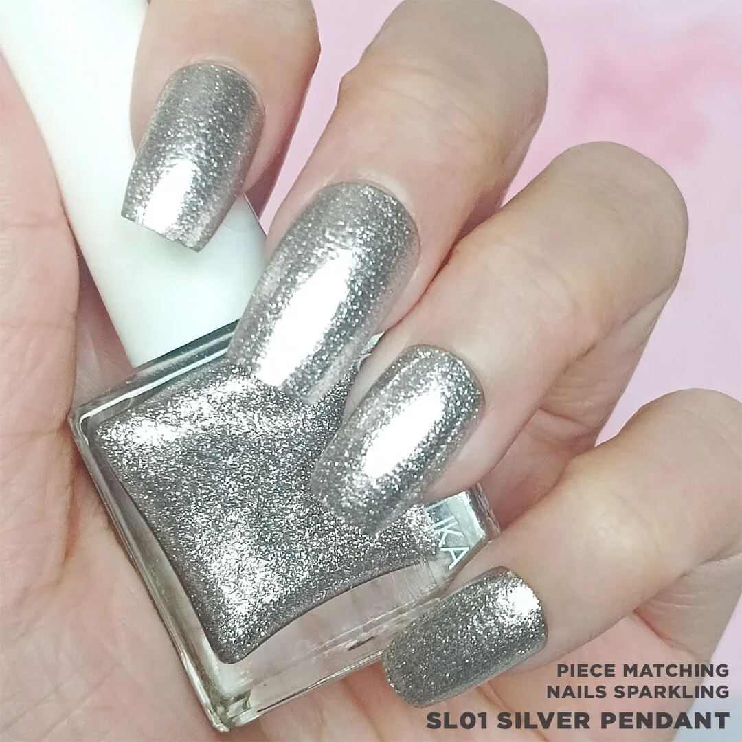 Piece Matching Nails Sparkling | Kuteks Glitter