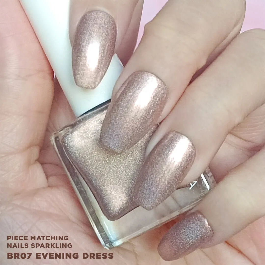 Piece Matching Nails Sparkling | Kuteks Glitter