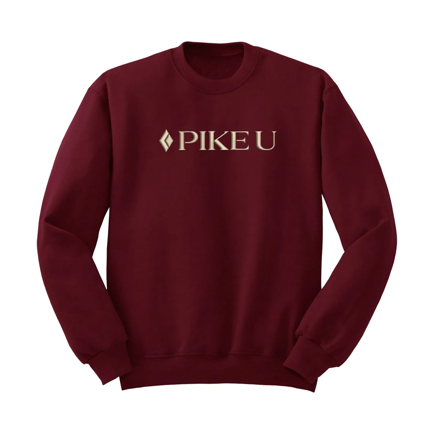 PIKE U Crewneck Sweatshirt - Embroidered Logo
