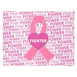 Pink Power - Fighter- Fleece Blanket