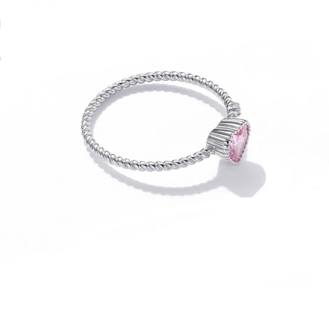 Pink Spark Ring