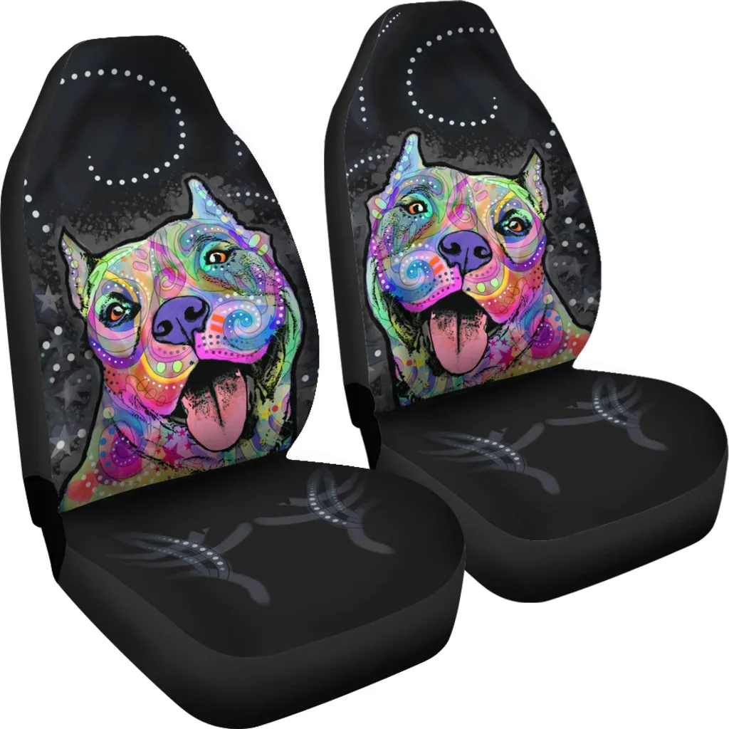Pit Bull Car Seat Covers (Set of 2)