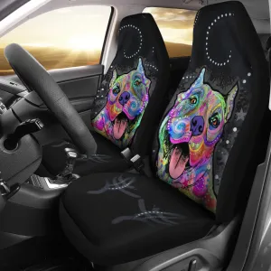 Pit Bull Car Seat Covers (Set of 2)
