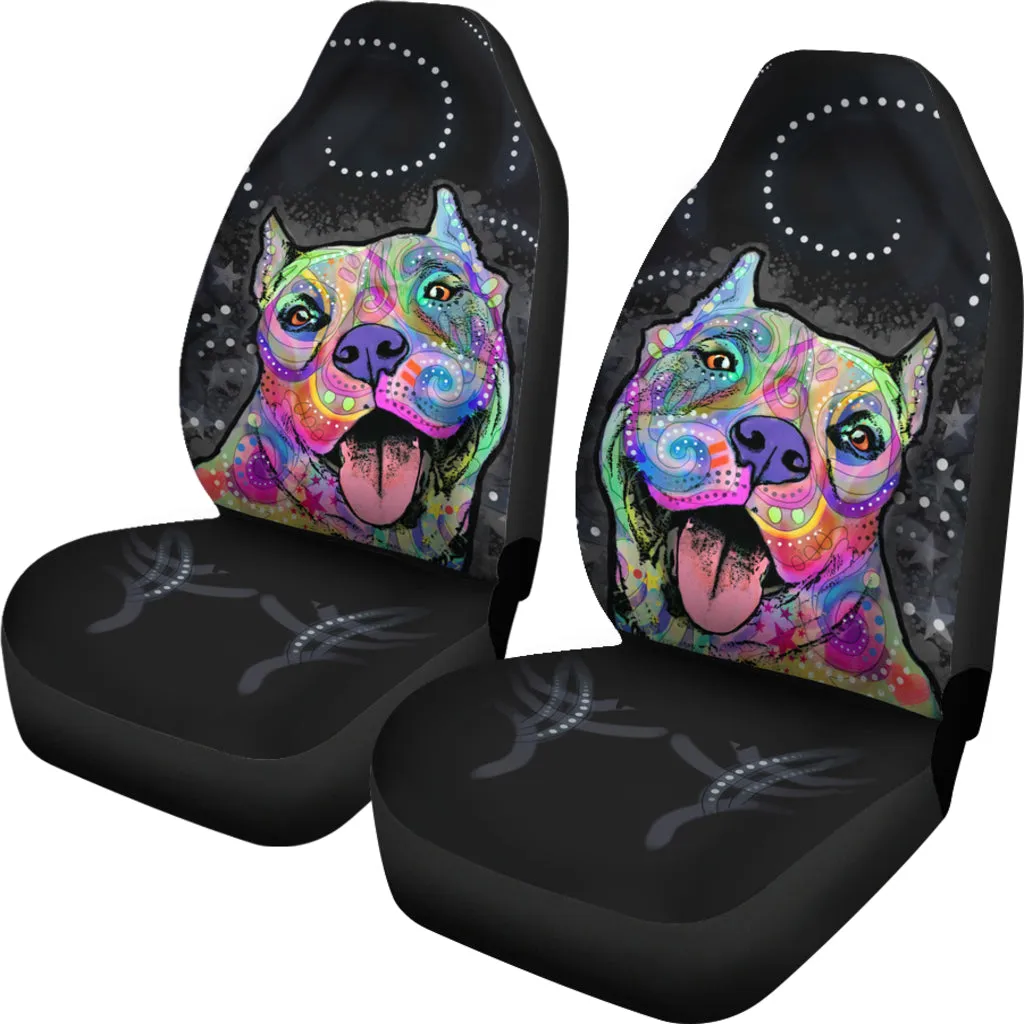 Pit Bull Car Seat Covers (Set of 2)
