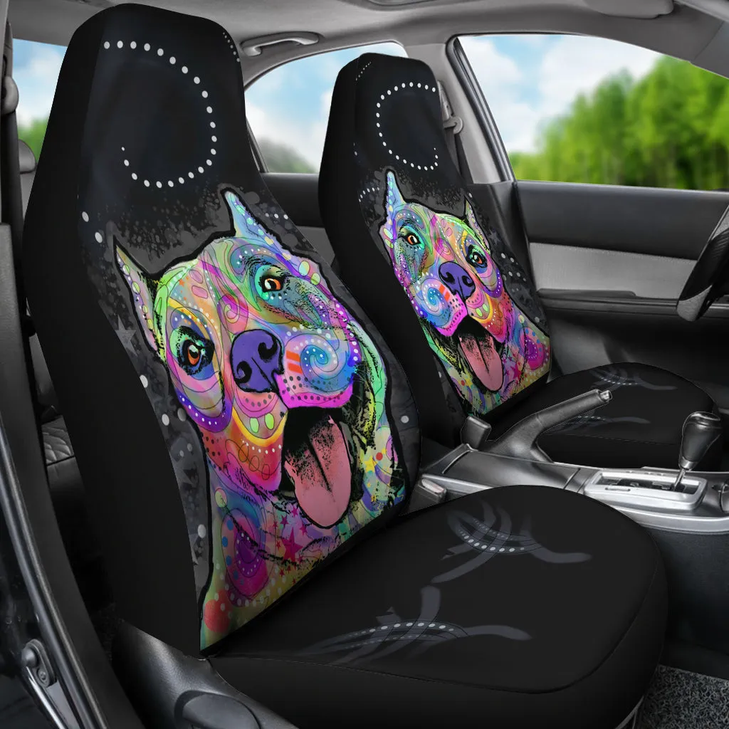 Pit Bull Car Seat Covers (Set of 2)