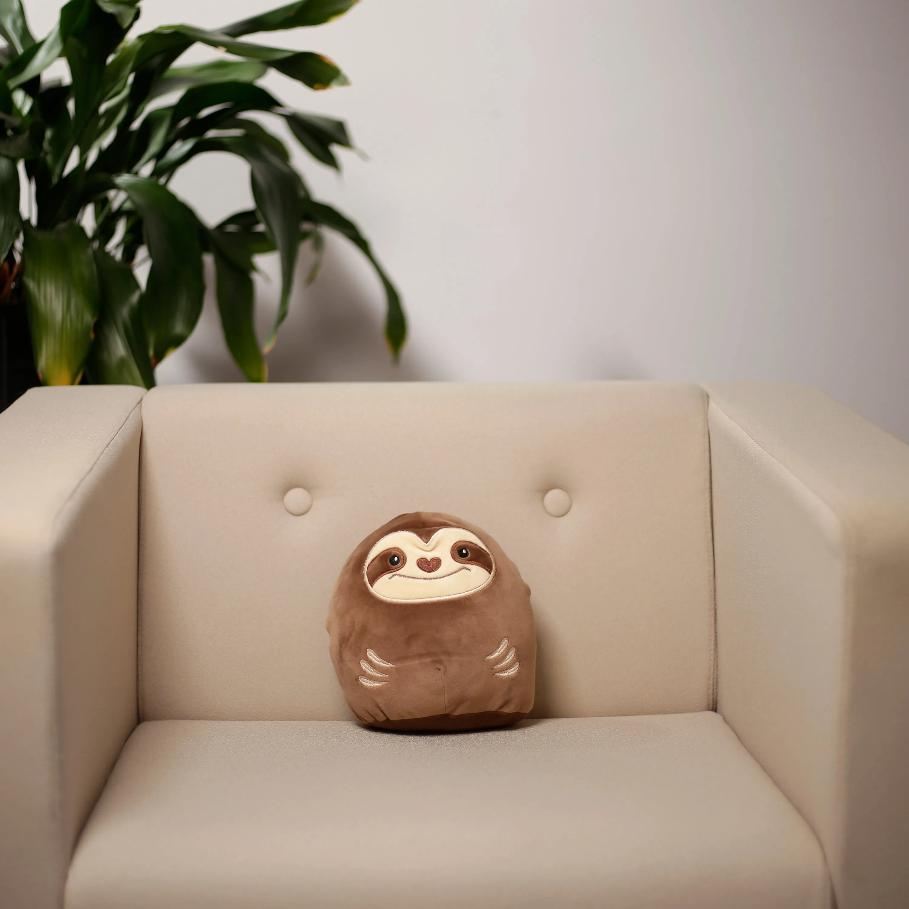 Plush Squeezies Sloth Cushion