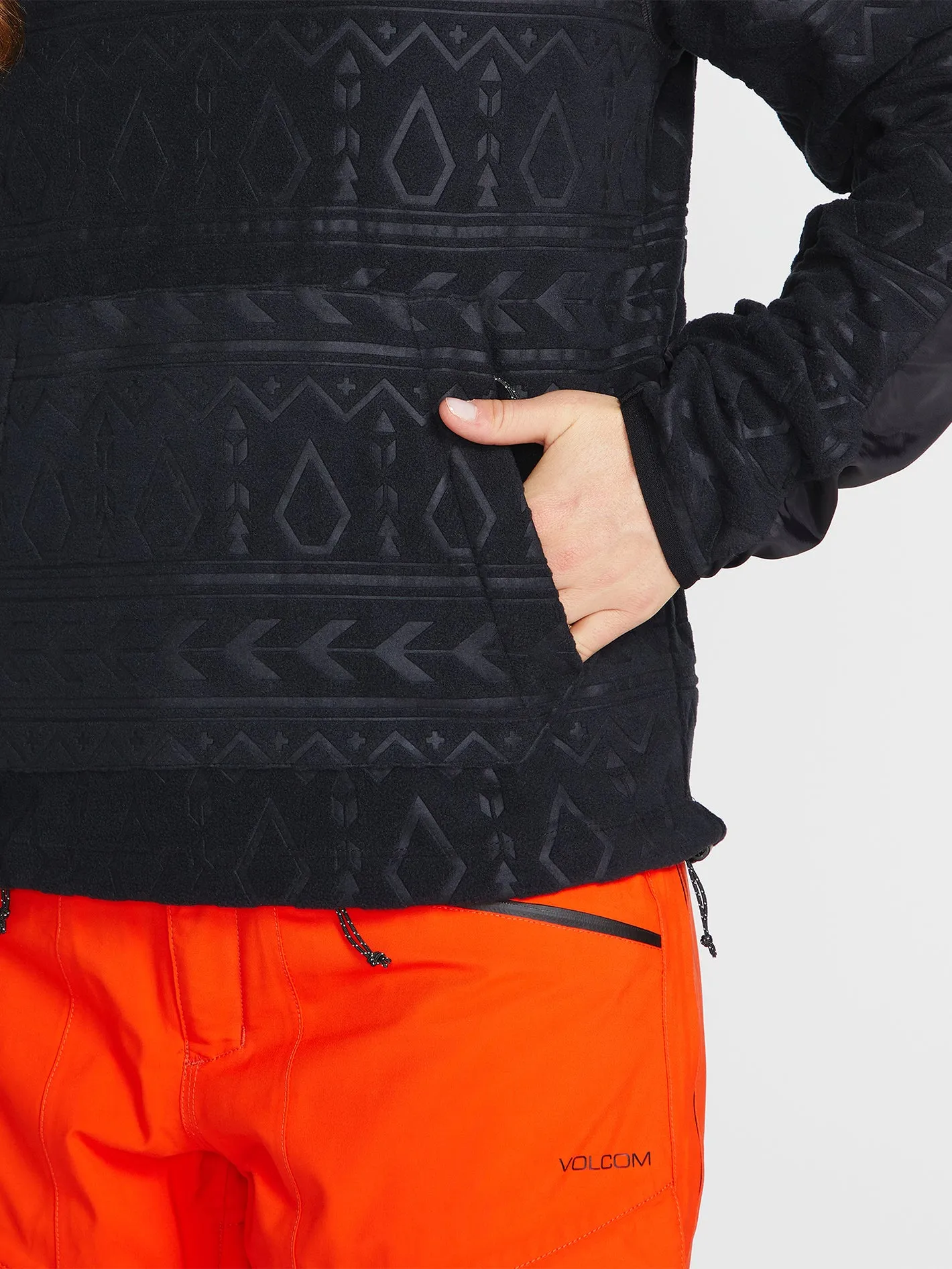 Polar Fleece Sweatshirt - Black