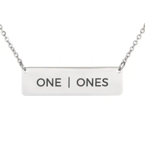 Pride Pronouns Necklace (One | Ones)