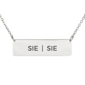 Pride Pronouns Necklace (Sie | Sie)