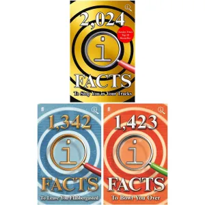 QI Quite Interesting Facts Series 3 Books Collection Set (1,342 QI Facts To Leave You Flabbergasted)