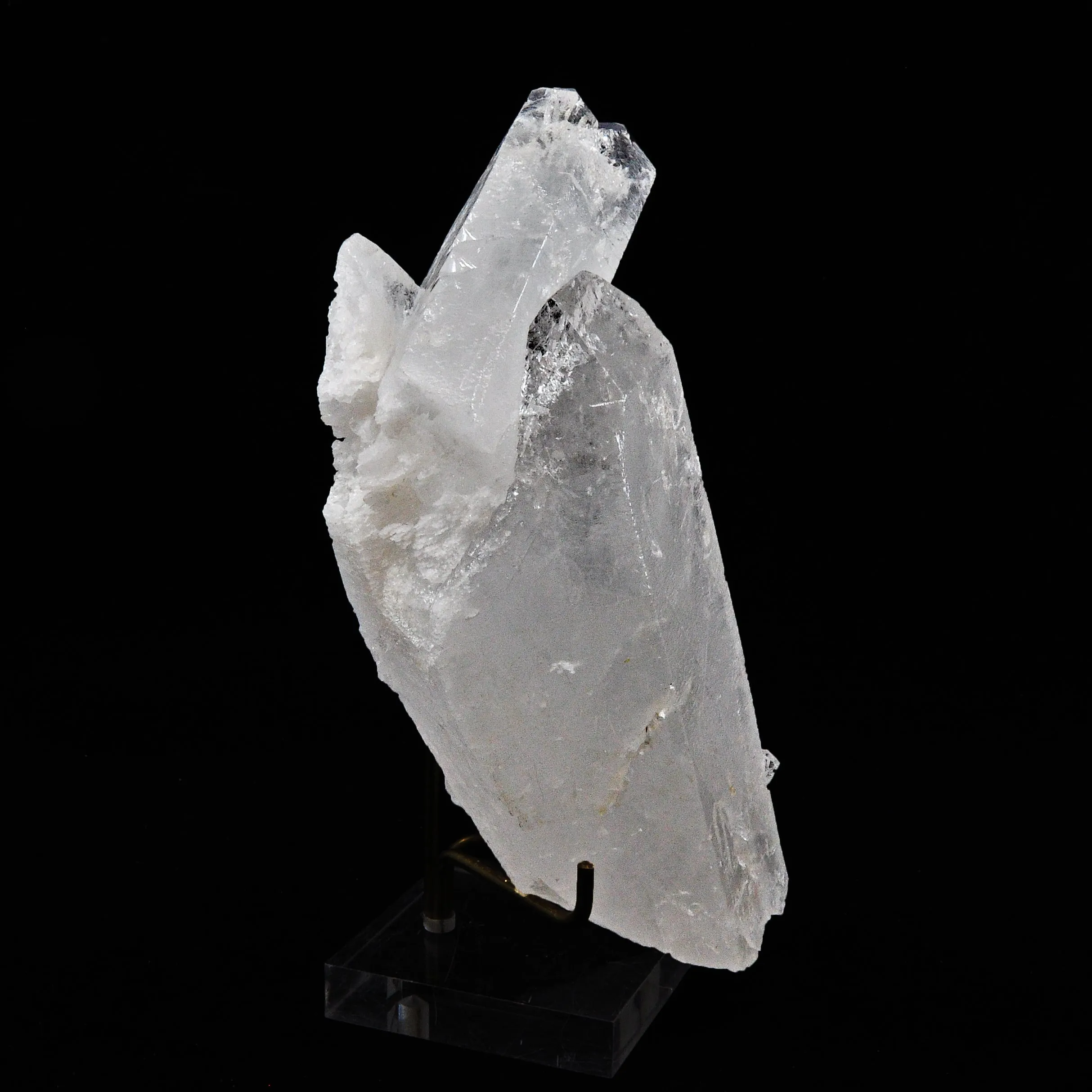 Quartz with Penetration Crystals Natural Crystal - Brazil