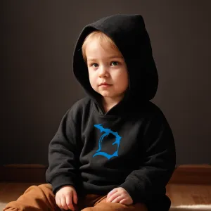"Football In The D" Toddler Fleece Hooded Sweatshirt