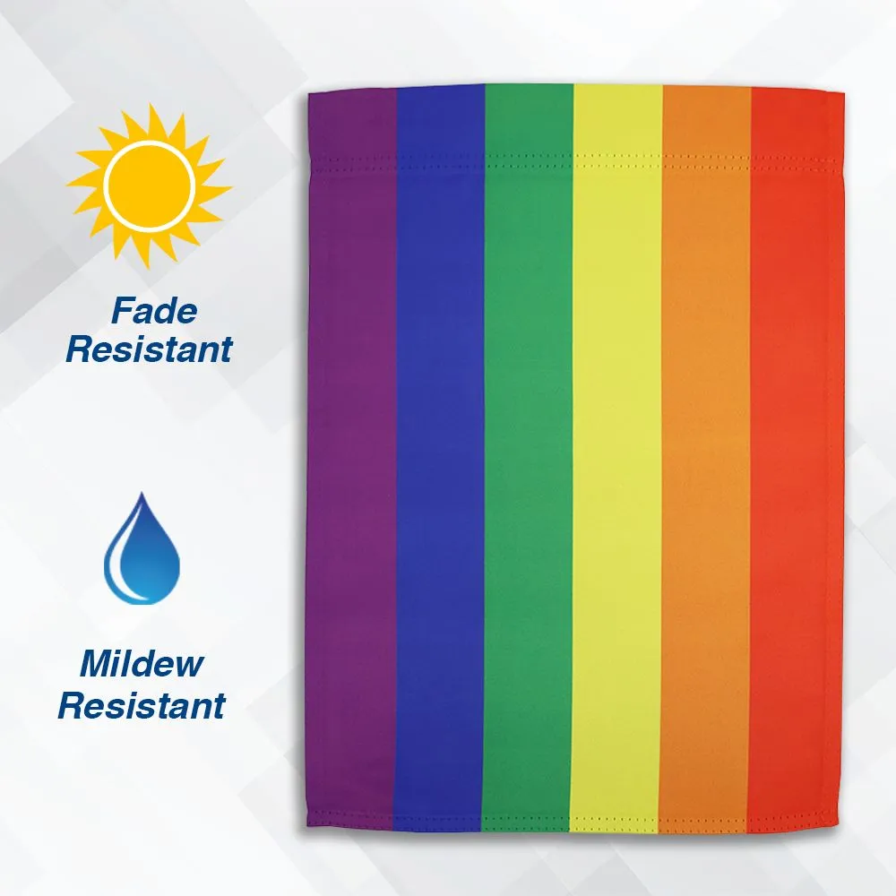 Rainbow Polar Fleece Blanket 50" x 60"