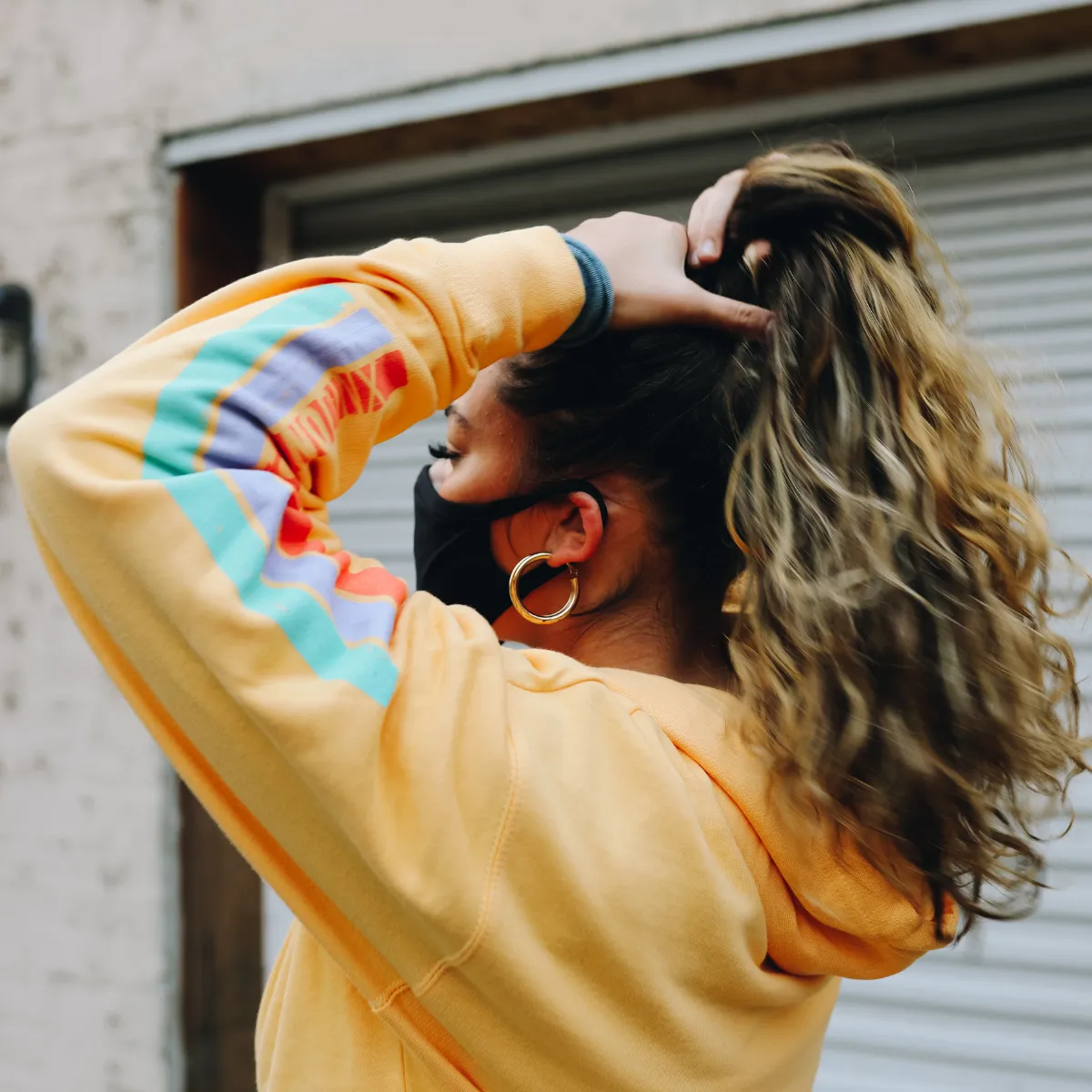 Rainbow Vibes Hooded Sweatshirt
