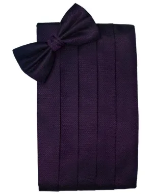 Raisin Herringbone Kids Cummerbund