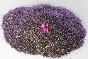 Razzle Dazzle Sorcery Green Purple Color Glitter Powder Color | Shimmering Fine Cut Sparkles for Nail, Holographic Glitter, Sparkle Powder for Art & Craft, Resin Art