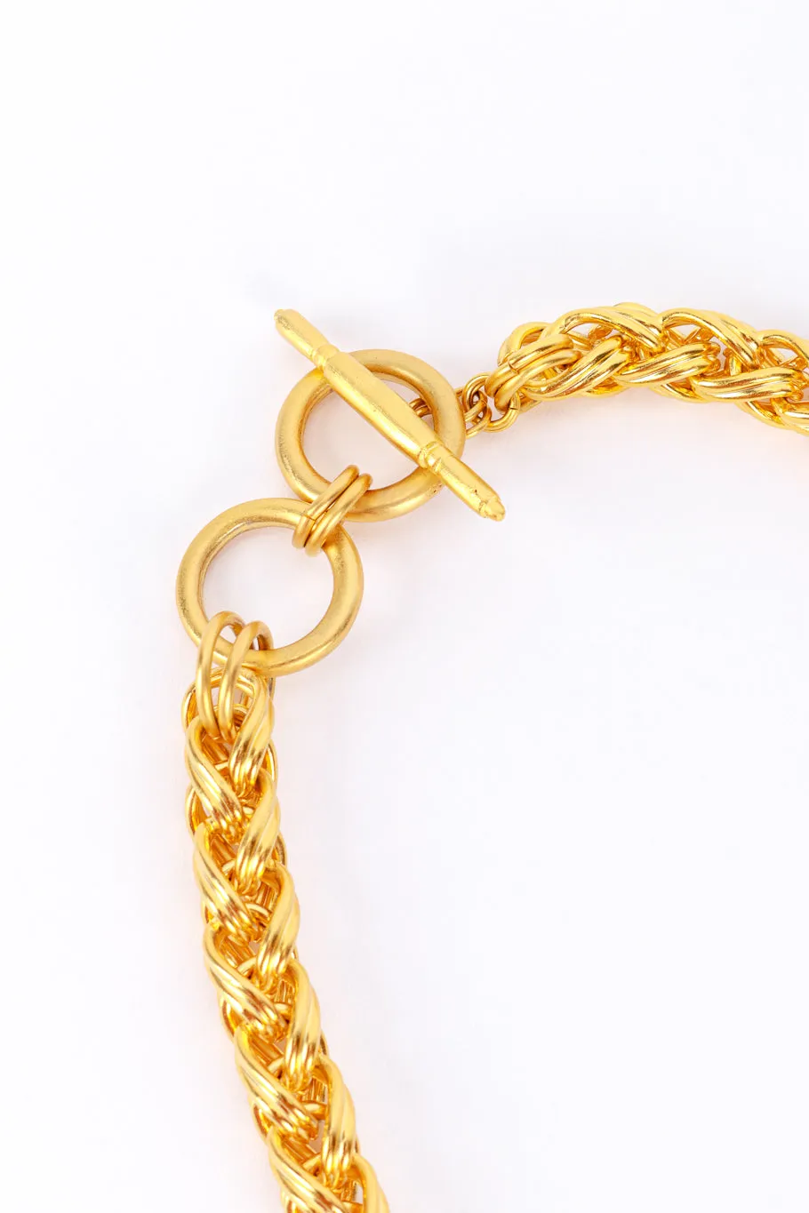Rectangle Rhinestone Pendant Necklace