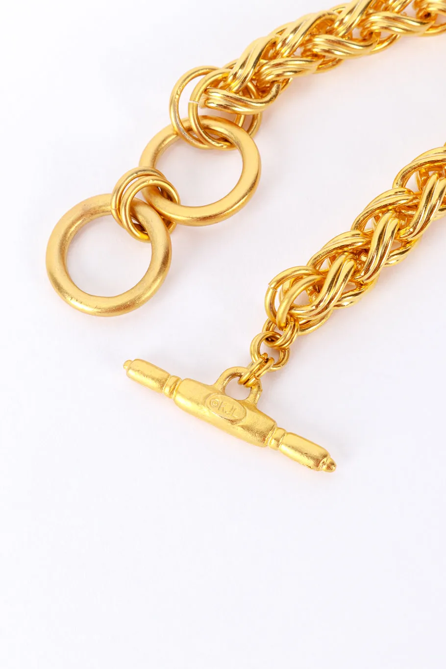 Rectangle Rhinestone Pendant Necklace