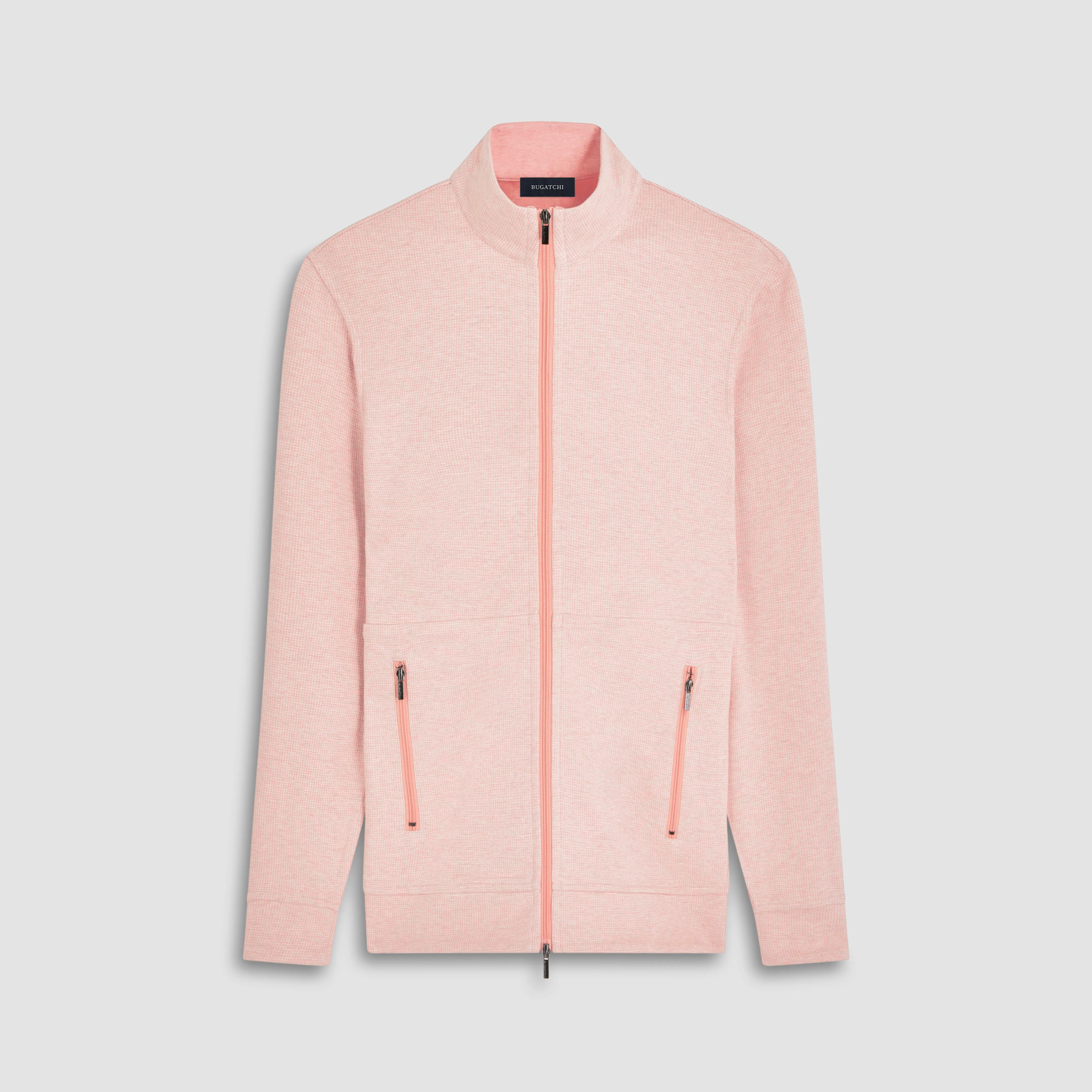 Reversible Hound's Tooth Full Zip Jacket