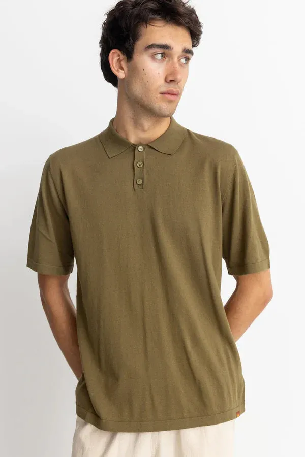 RHYTHM ESSENTIAL KNIT SS POLO