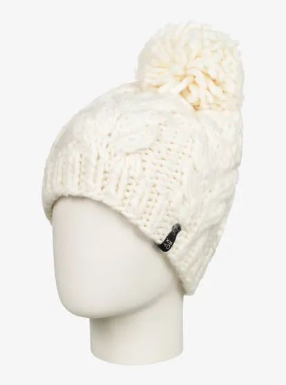 Roxy Womens Winter Beanie - Egret