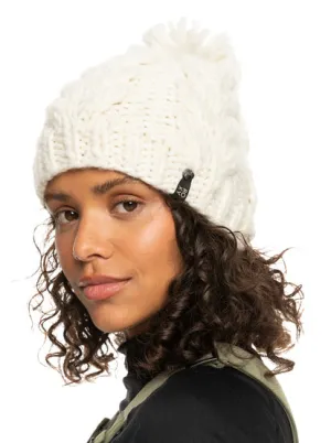 Roxy Womens Winter Beanie - Egret