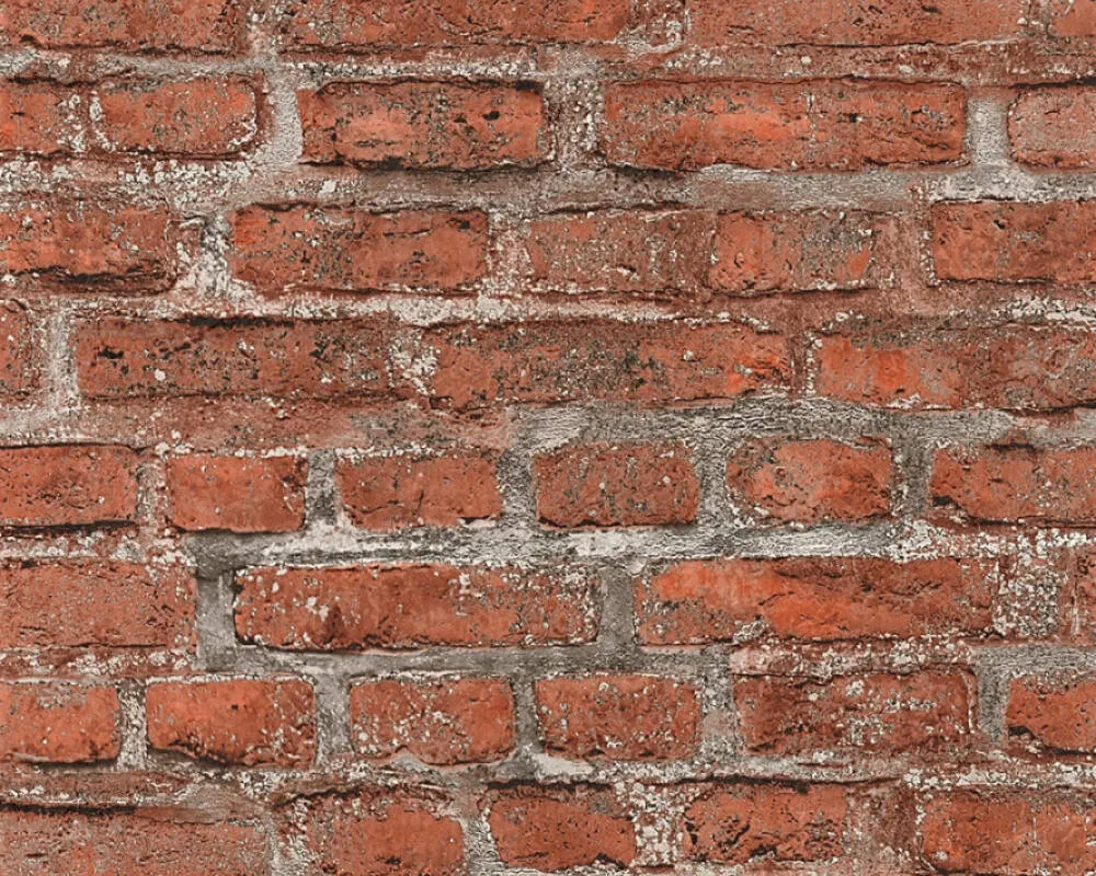 Rustic Street Brick Wallpaper (56 SqFt)