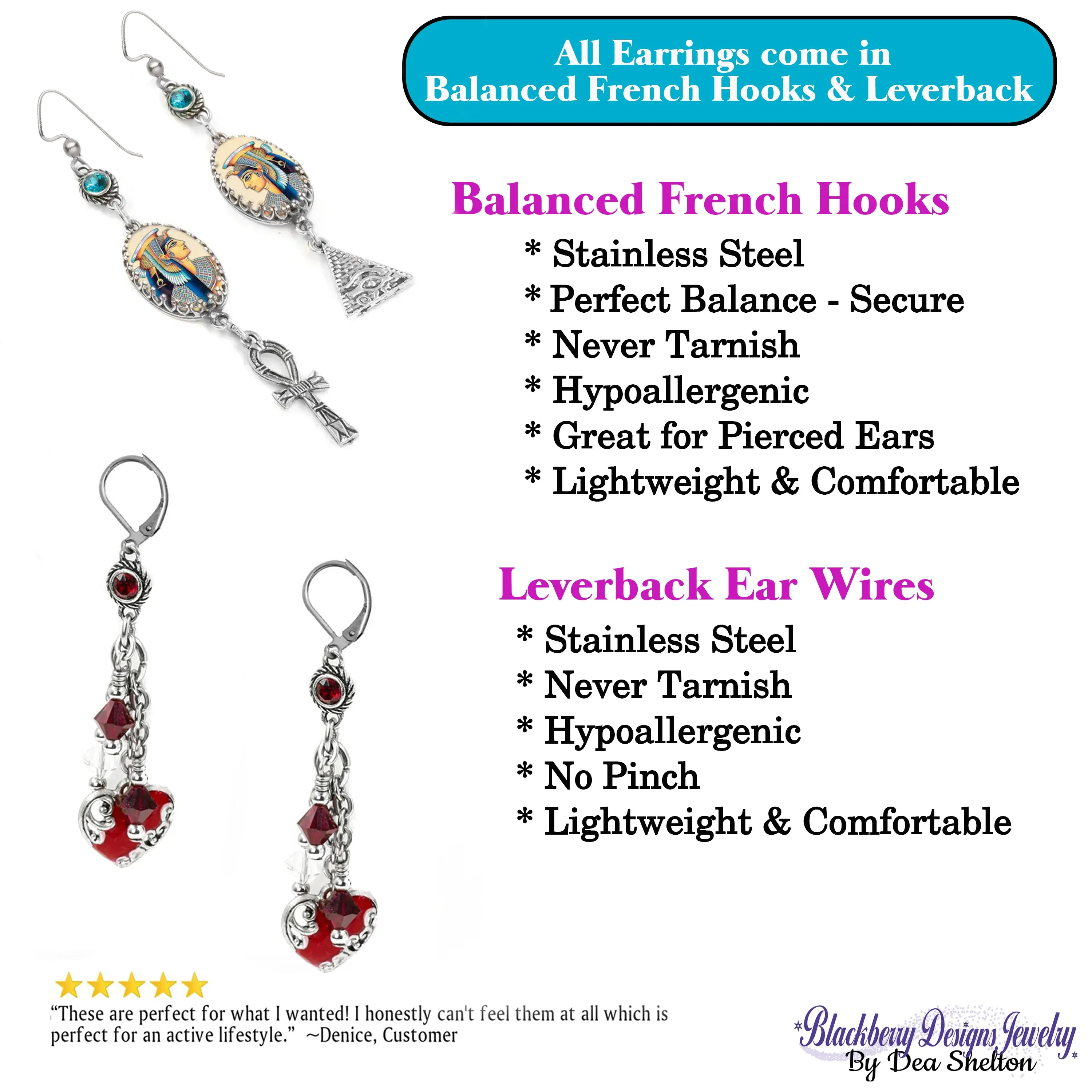Santa Claus Christmas Sterling Silver Earrings